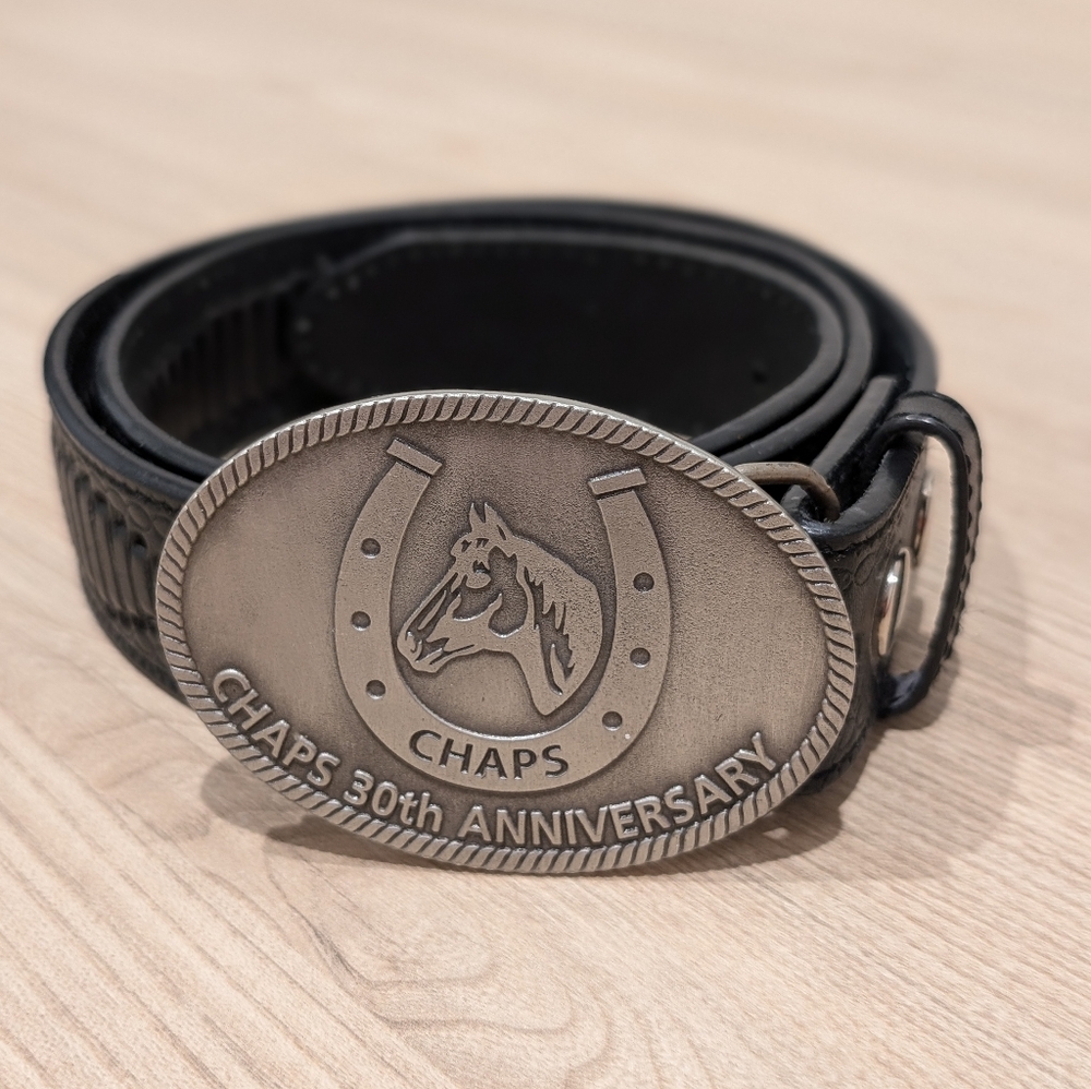 CHAPS Anniversary Belt And Buckle